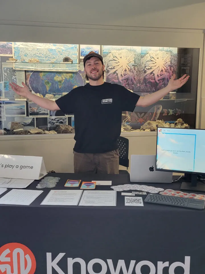 the Knoword booth at CTA PD Day